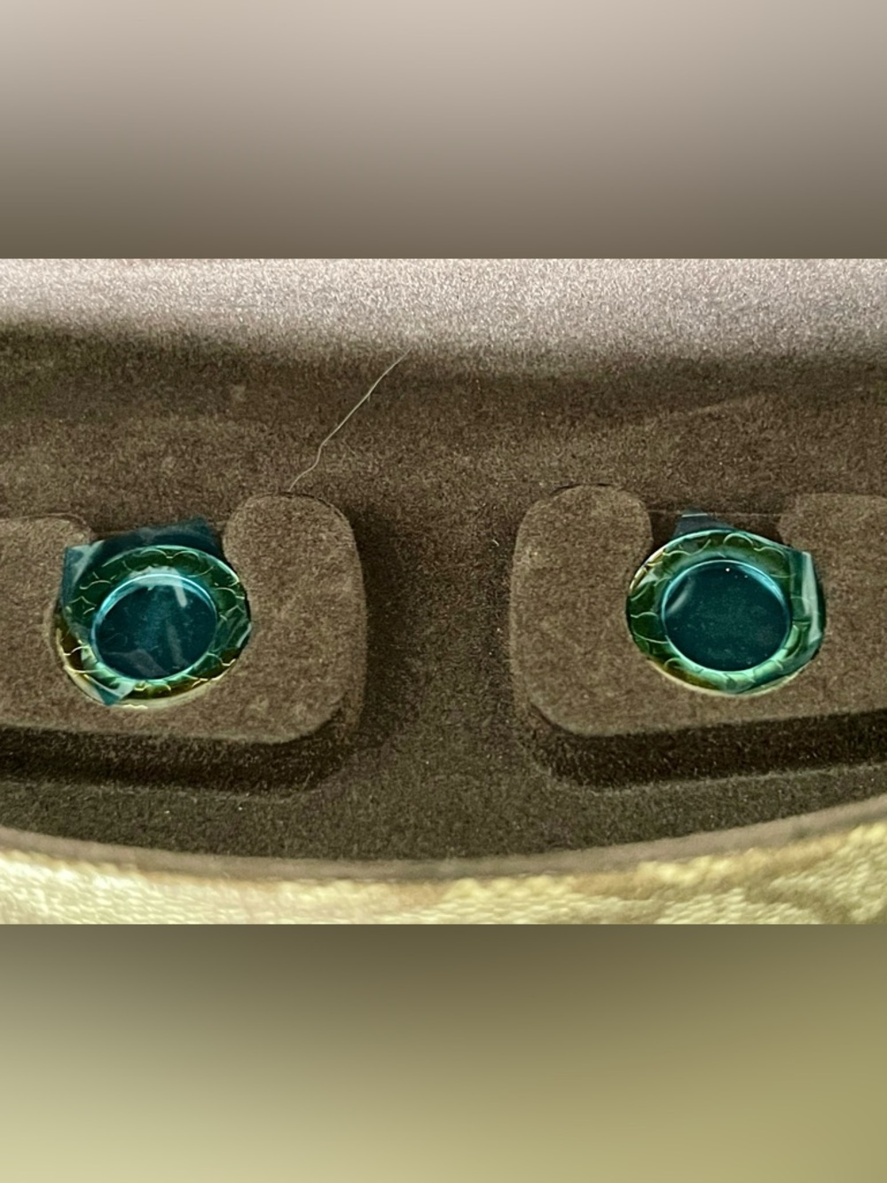 Coach Black Oversized Women's Sunglasses with Beige Signature Case “Ella” - Picture 8 of 9